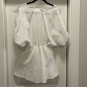 Aerie White Women's Woven Mini Dress Size XS